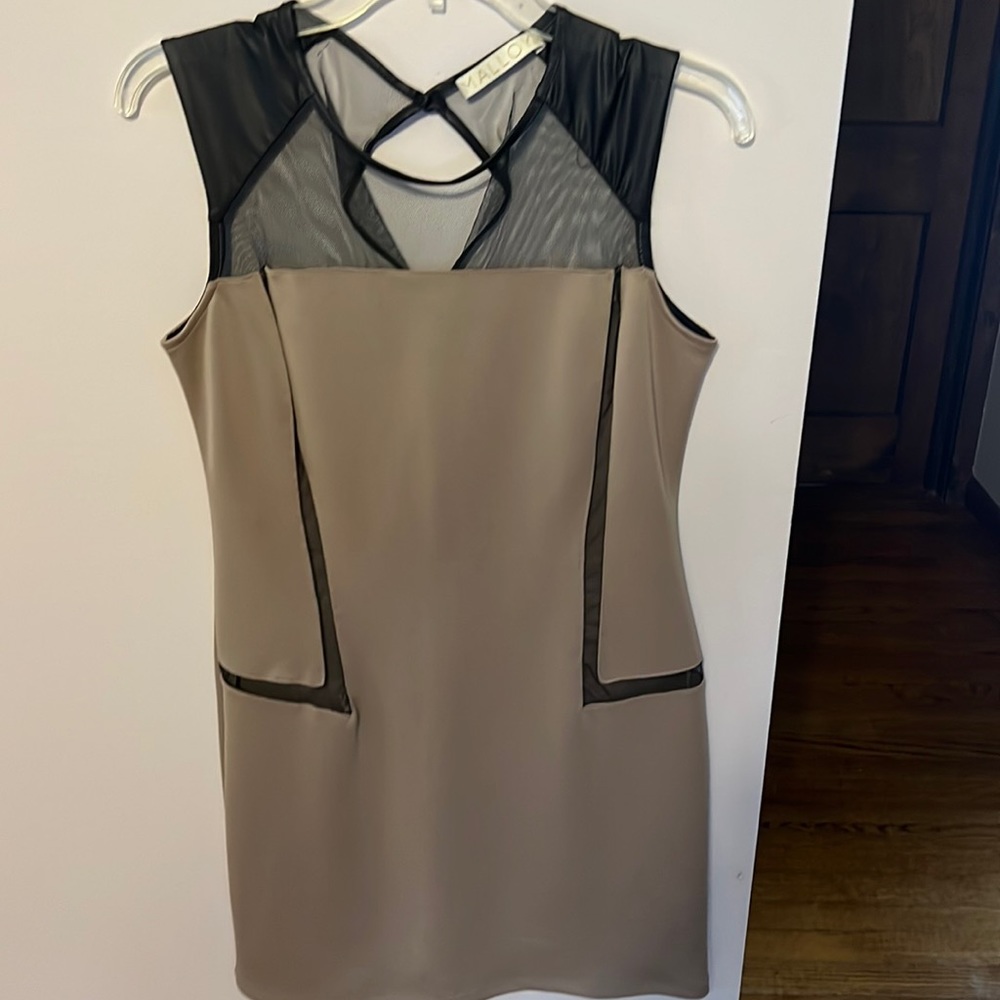 Malloy Women Brown Cocktail Dress Sz M